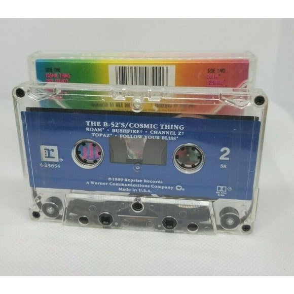 Cosmic Thing The B-52s Nile Rodgers Cassette Tape Like New 075992585446 - Picture 6 of 7